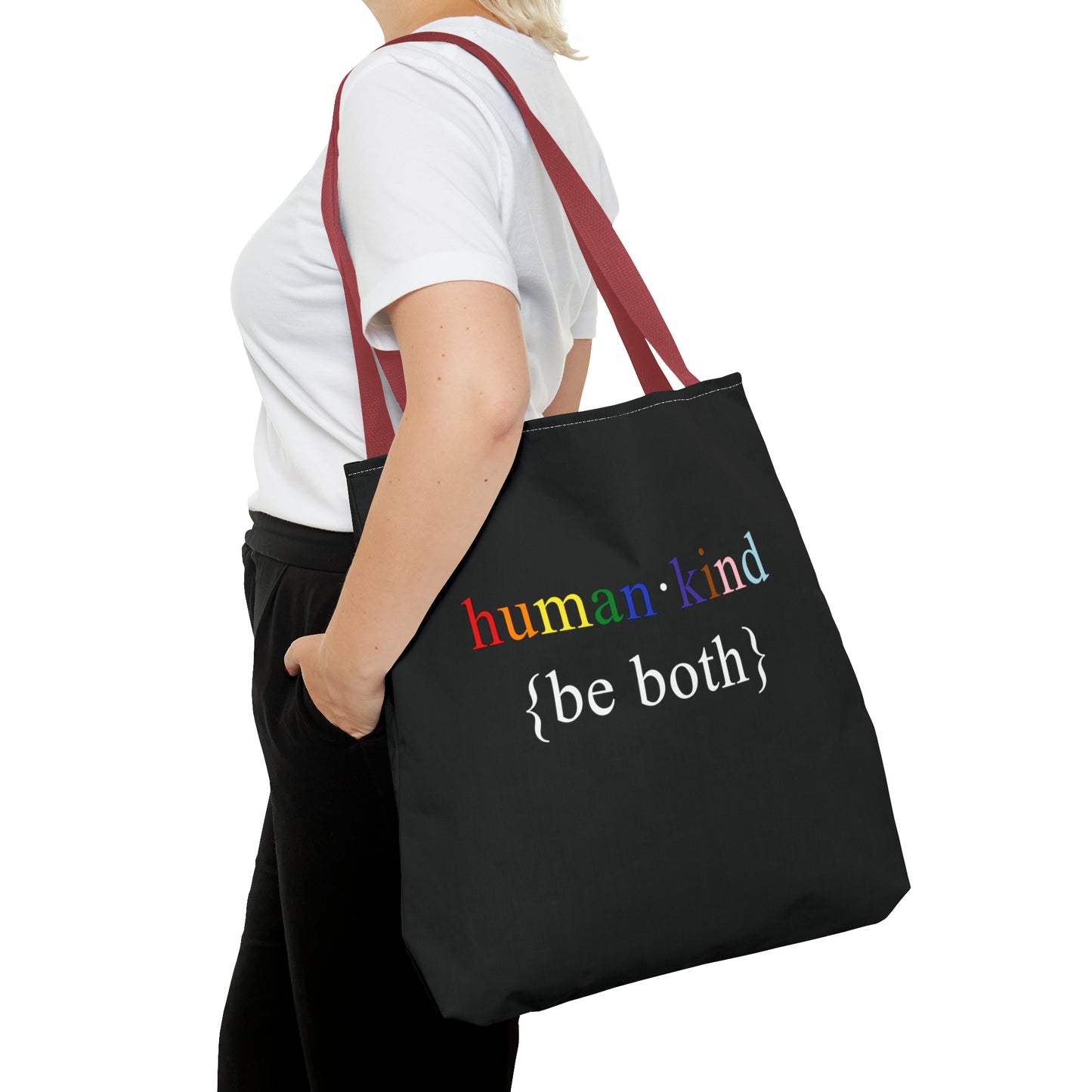 Human Kind Be Both Tote Bag - LGBTQIA Pride Accessory Gift