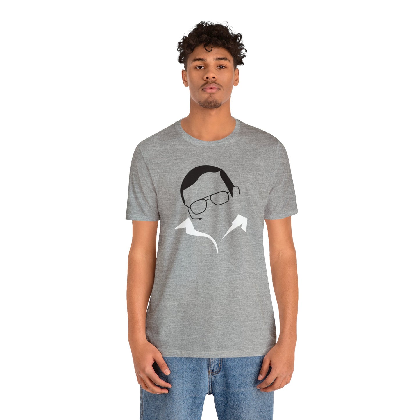 Theoretical Physicist Cosmologist Stephen Hawking Unisex Jersey Short Sleeve T-Shirt - Science Enthusiast