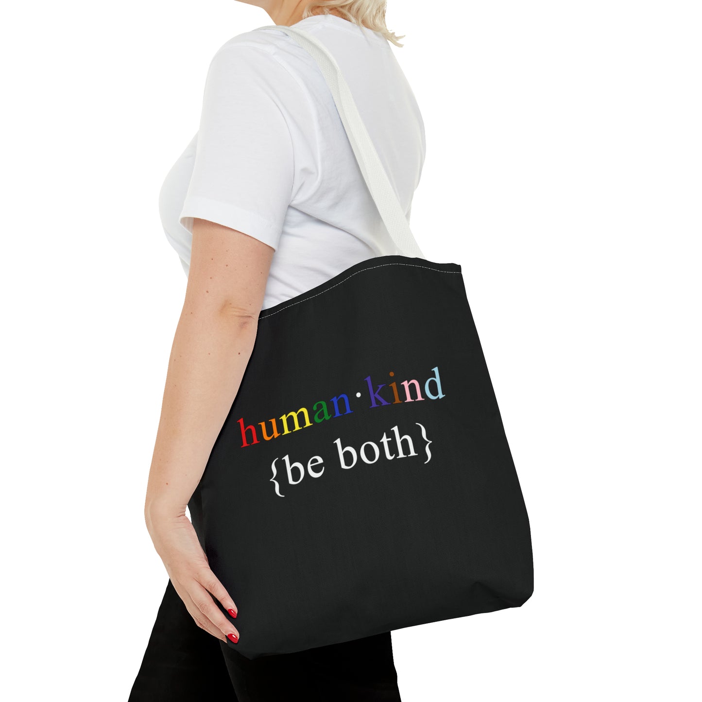 Human Kind Be Both Tote Bag - LGBTQIA Pride Accessory Gift