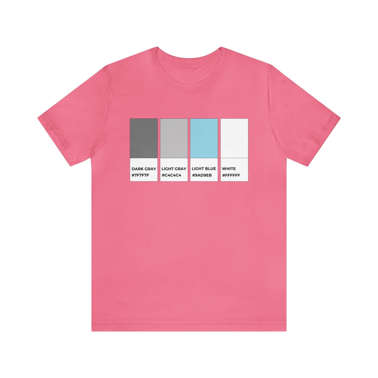 Funny Demiboy Pride Flag Pantone Colors Unisex Jersey Short Sleeve T-Shirt