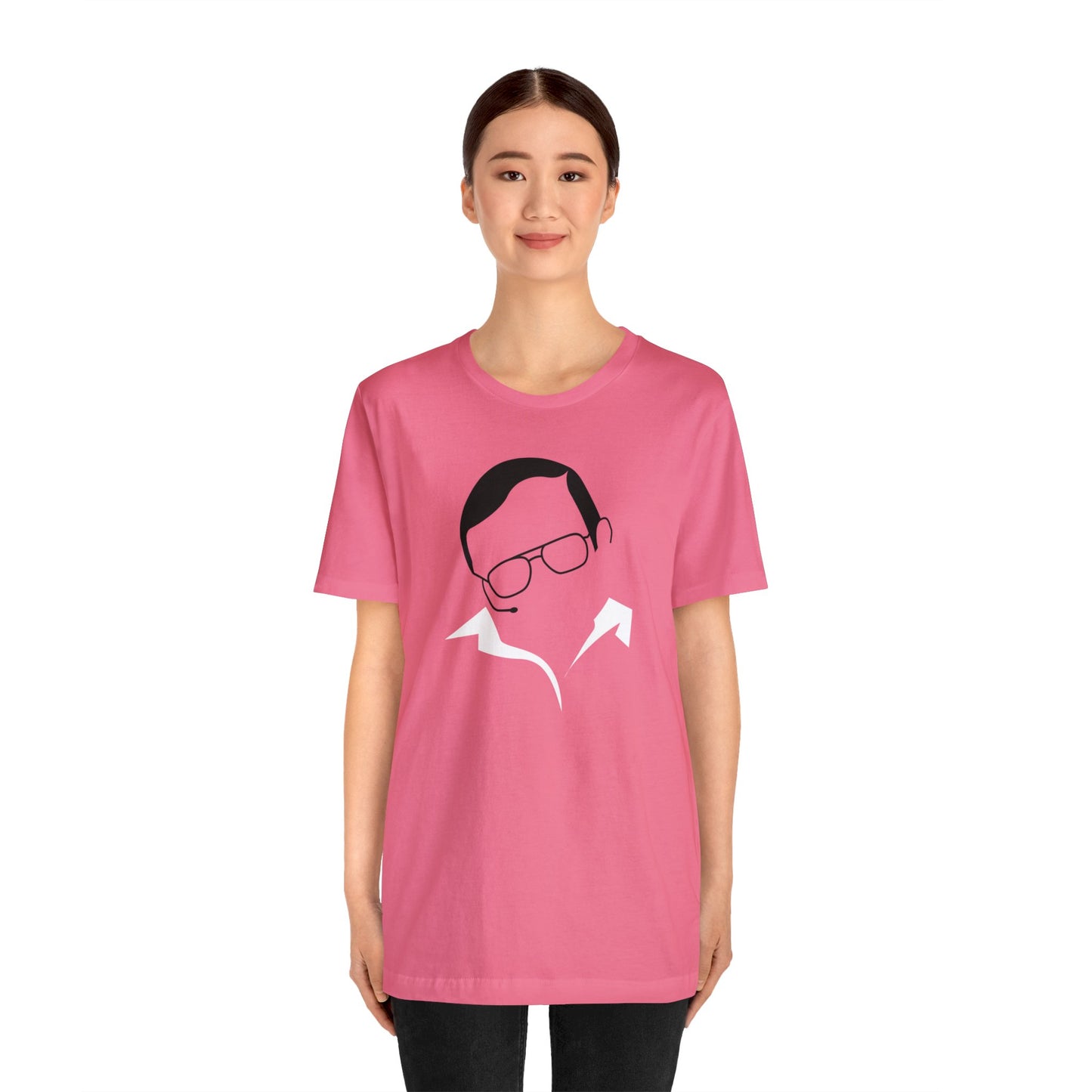 Theoretical Physicist Cosmologist Stephen Hawking Unisex Jersey Short Sleeve T-Shirt - Science Enthusiast