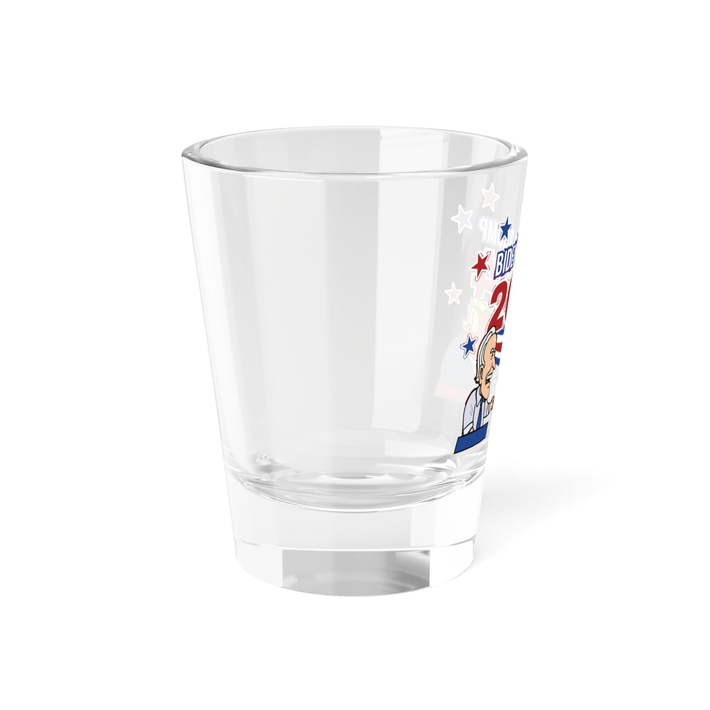 2024 Commemorative Biden Trump Debate Shot Glass, 1.5oz