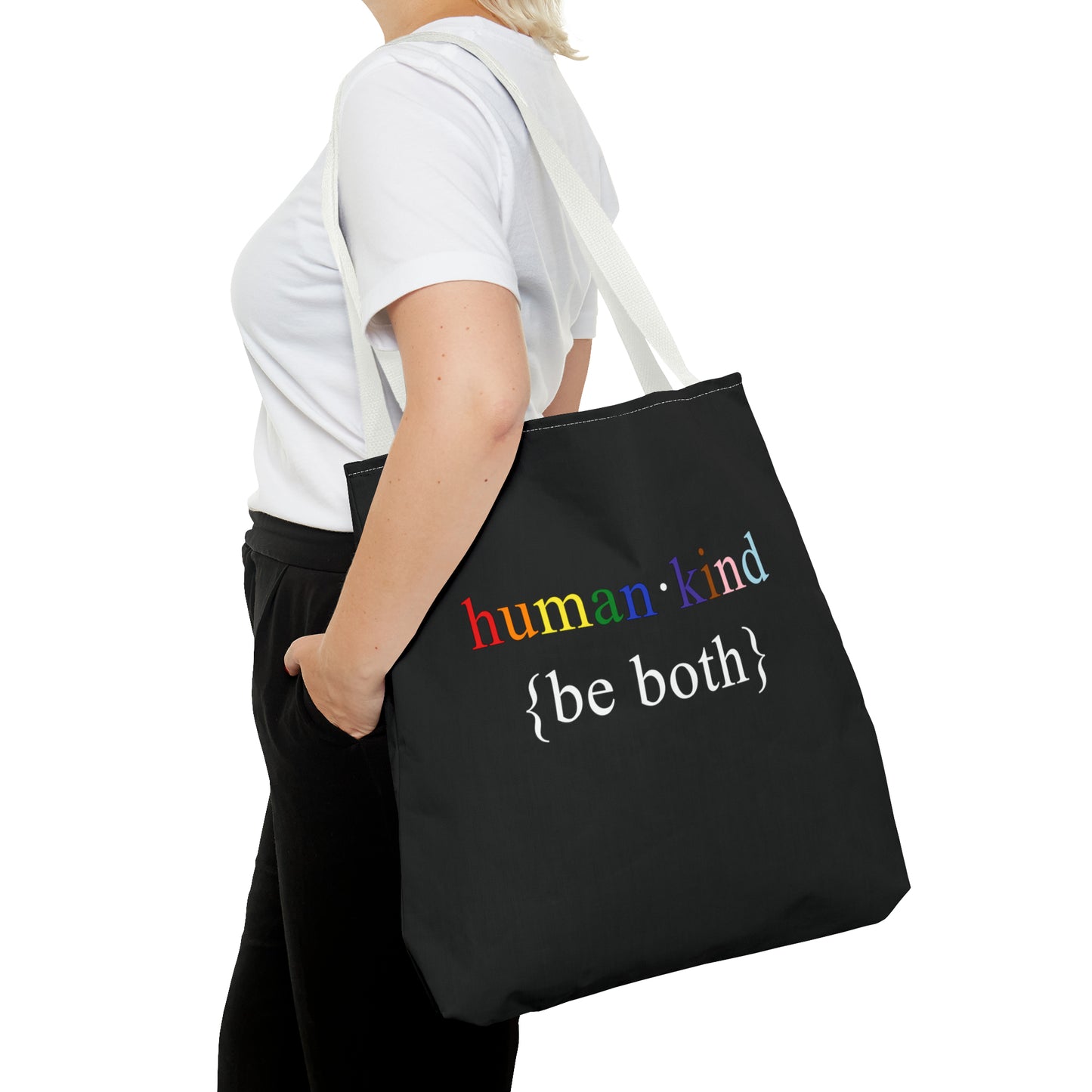 Human Kind Be Both Tote Bag - LGBTQIA Pride Accessory Gift