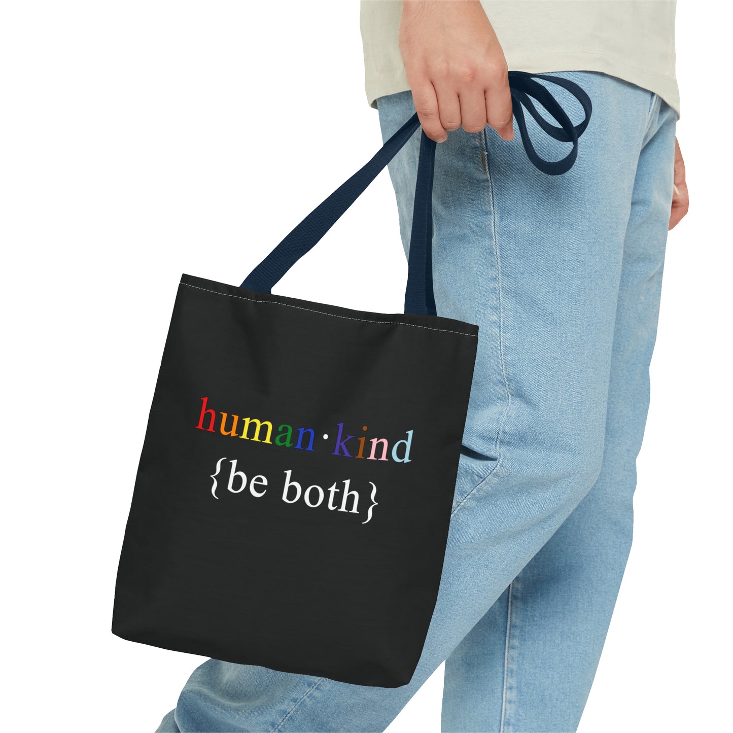 Human Kind Be Both Tote Bag - LGBTQIA Pride Accessory Gift