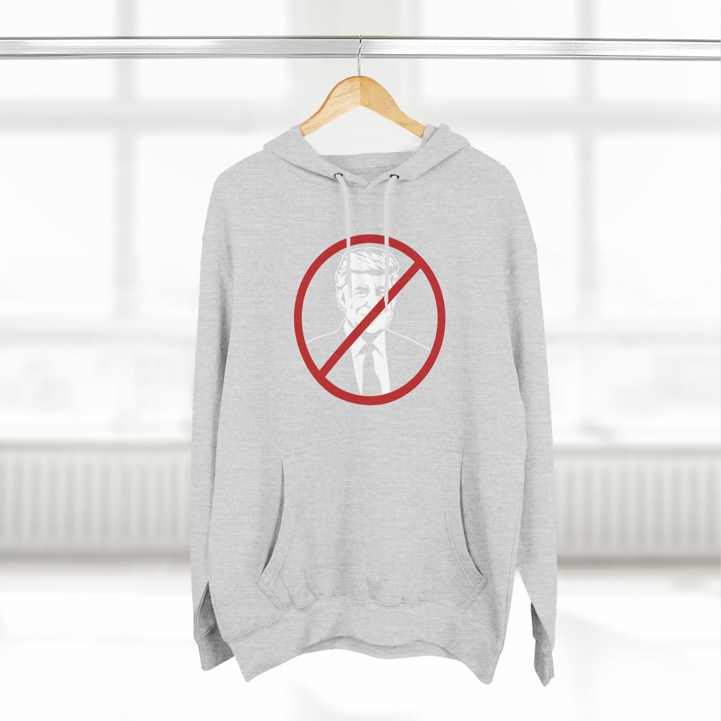 No More Trump Three-Panel Fleece Hoodie