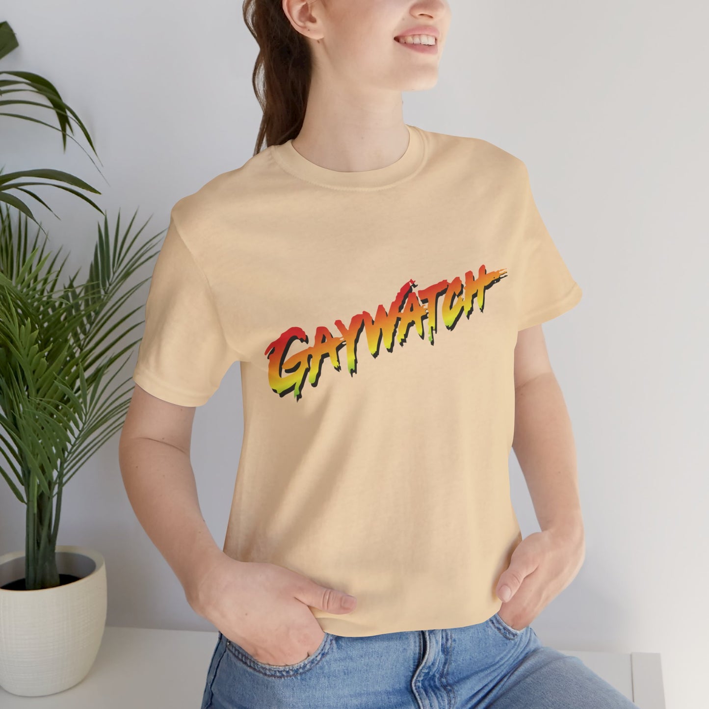 GayWatch Unisex T-Shirt - Funny LGBTQIA Gift - Pride Parade