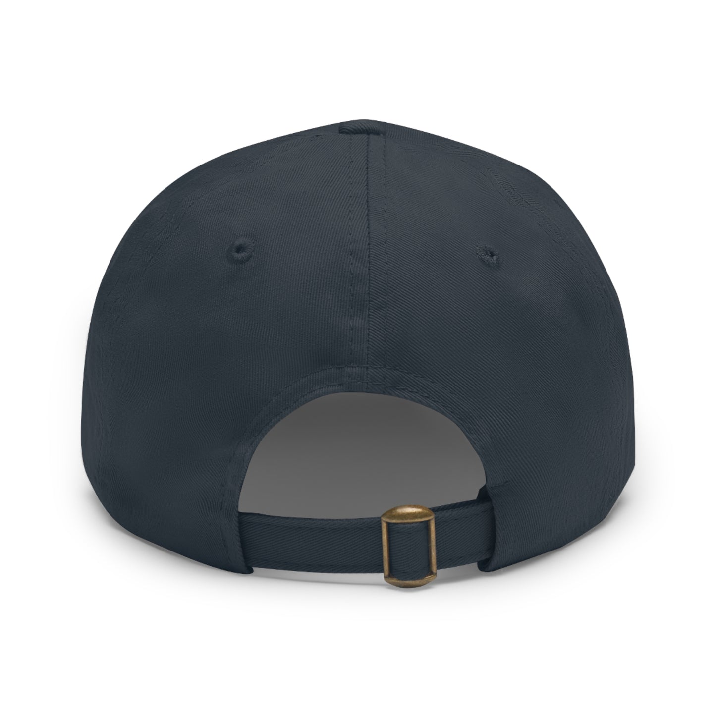 He/Him/His He Him His Pronouns Dad Hat with Round Leather Patch