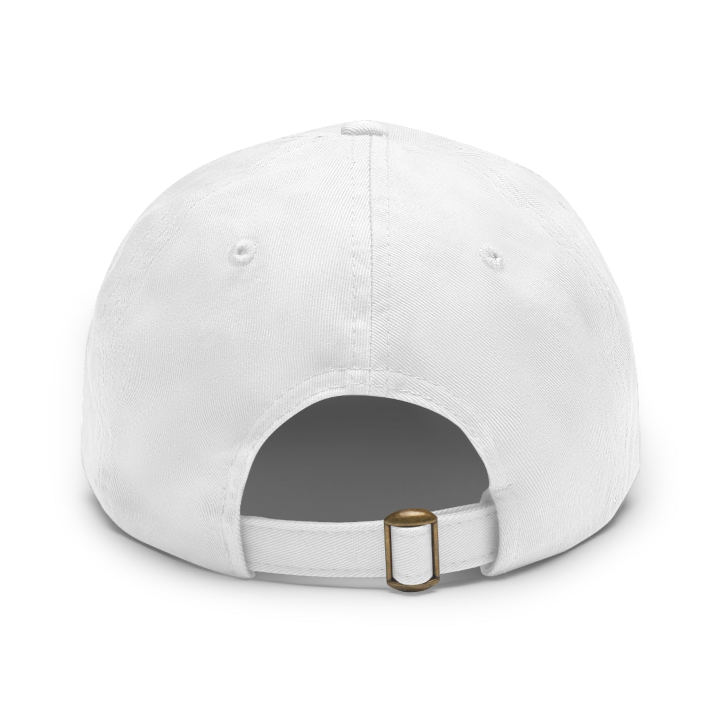 He/Him/His He Him His Pronouns Dad Hat with Round Leather Patch