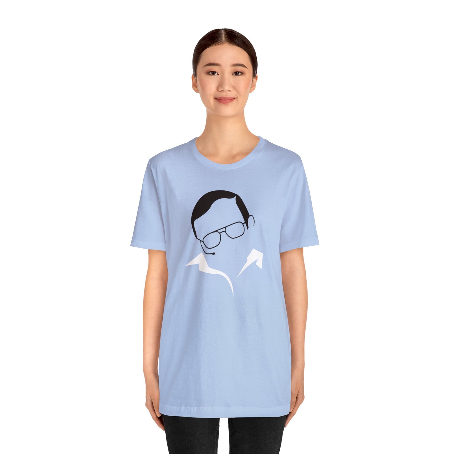 Theoretical Physicist Cosmologist Stephen Hawking Unisex Jersey Short Sleeve T-Shirt - Science Enthusiast