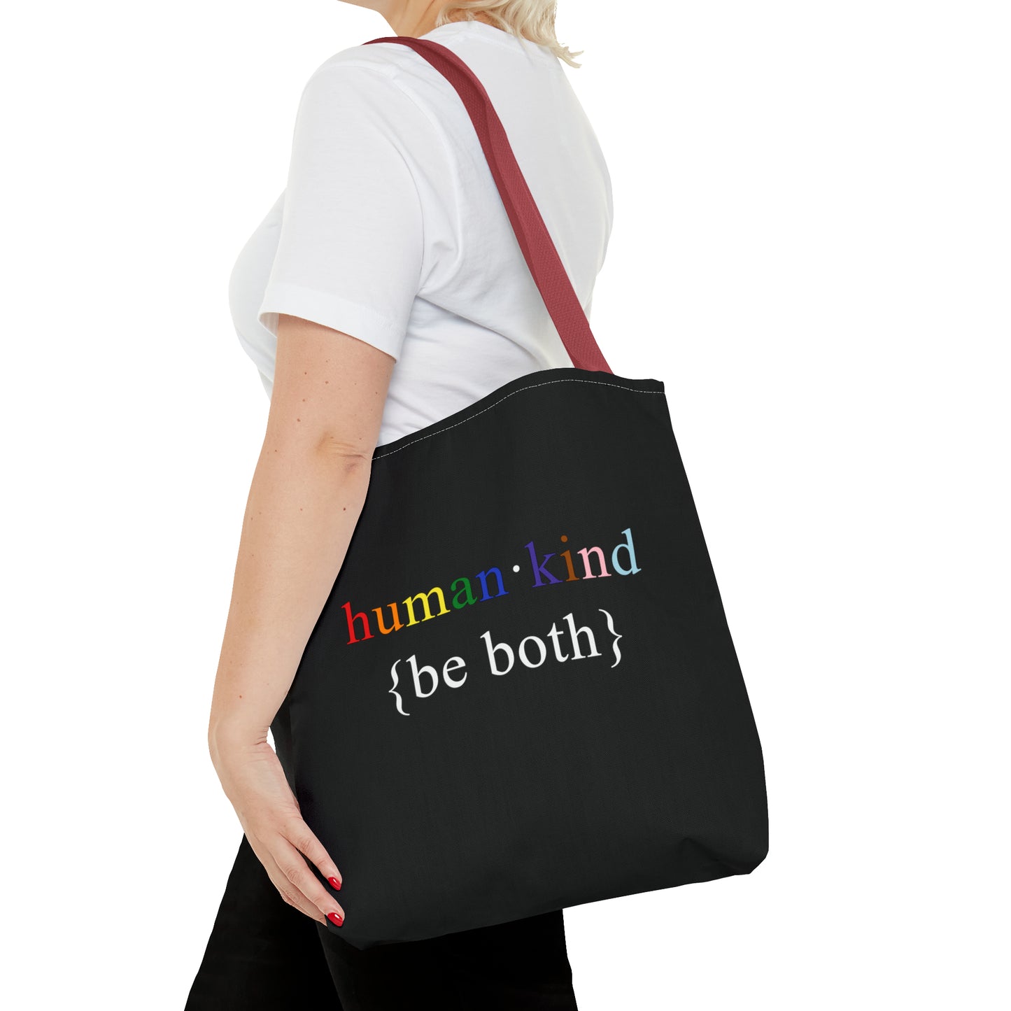 Human Kind Be Both Tote Bag - LGBTQIA Pride Accessory Gift