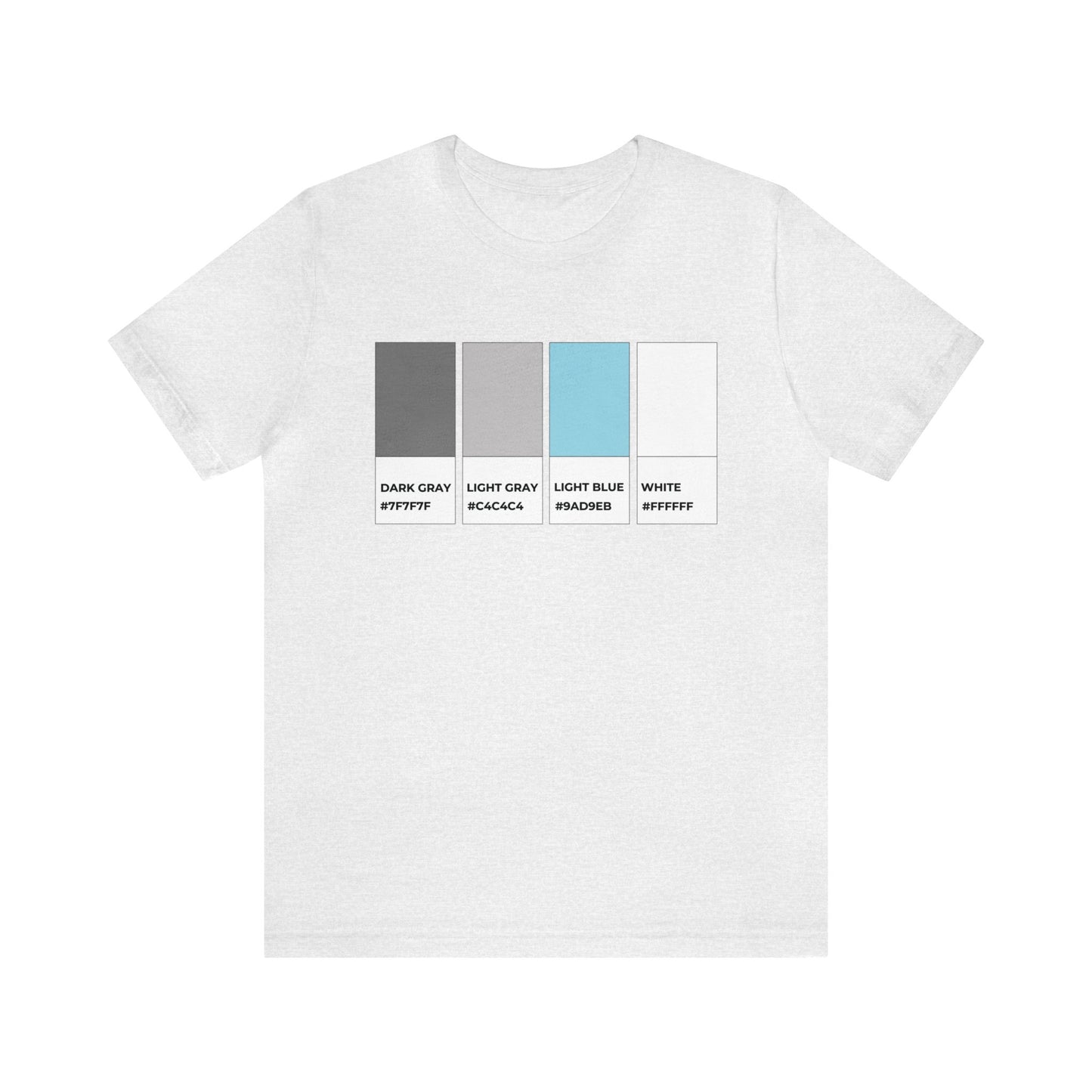 Funny Demiboy Pride Flag Pantone Colors Unisex Jersey Short Sleeve T-Shirt