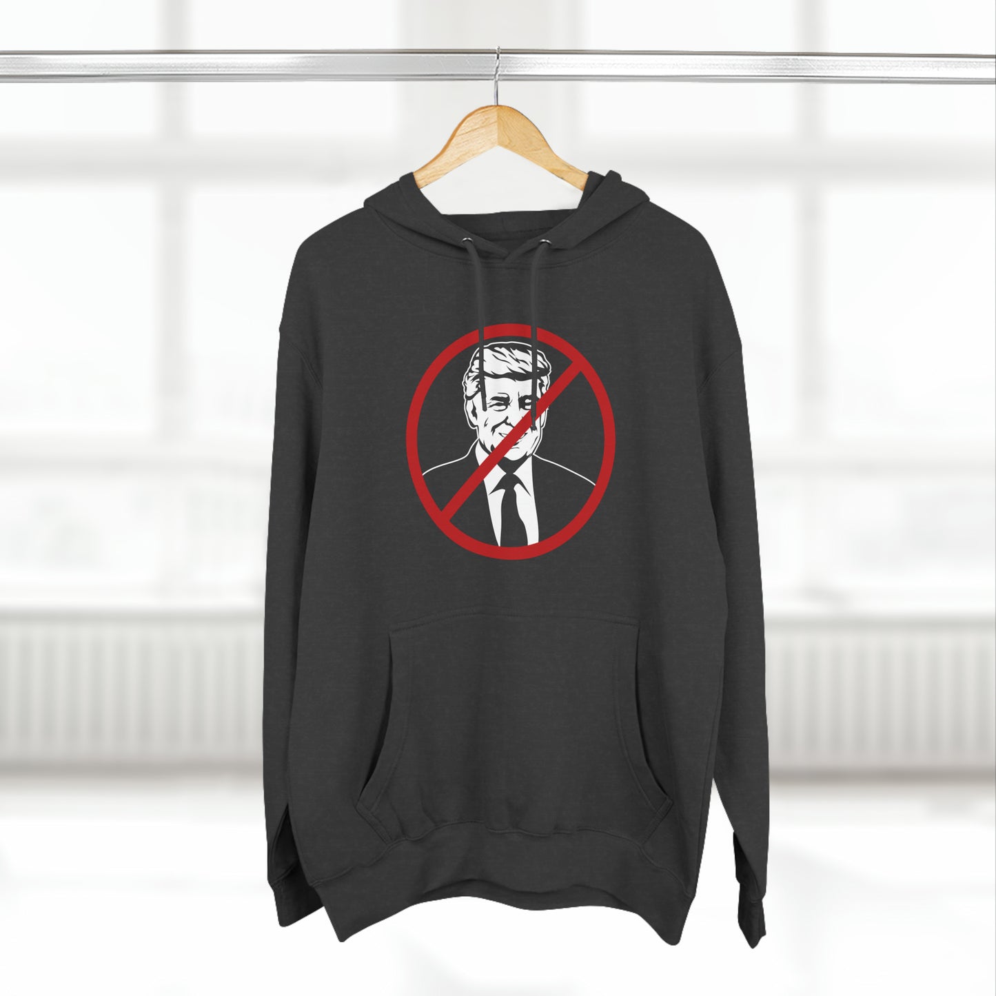 No More Trump Three-Panel Fleece Hoodie