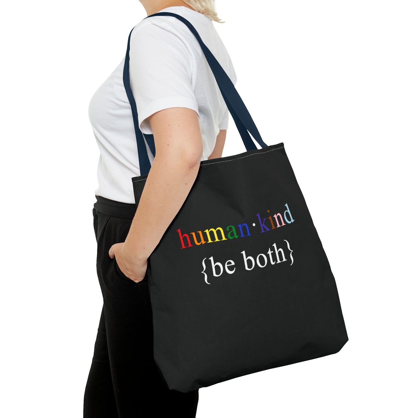 Human Kind Be Both Tote Bag - LGBTQIA Pride Accessory Gift