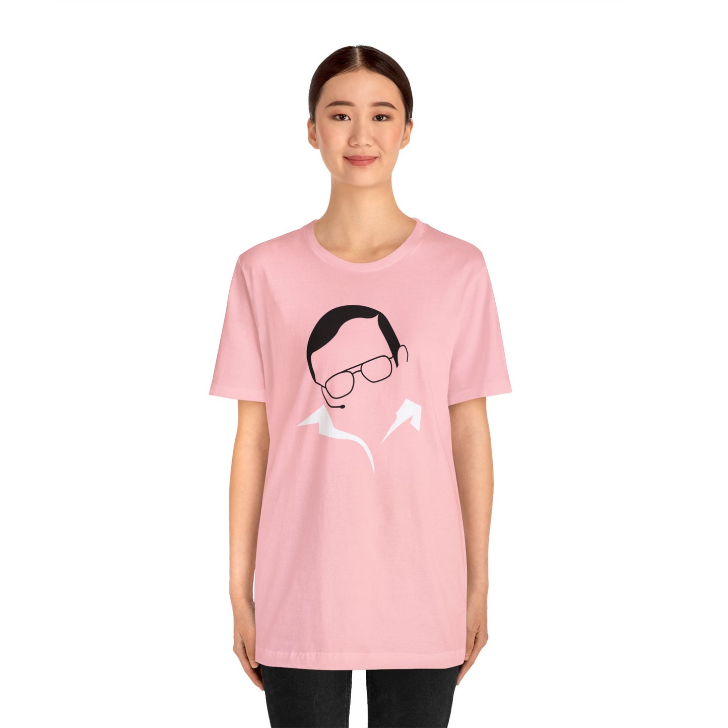 Theoretical Physicist Cosmologist Stephen Hawking Unisex Jersey Short Sleeve T-Shirt - Science Enthusiast