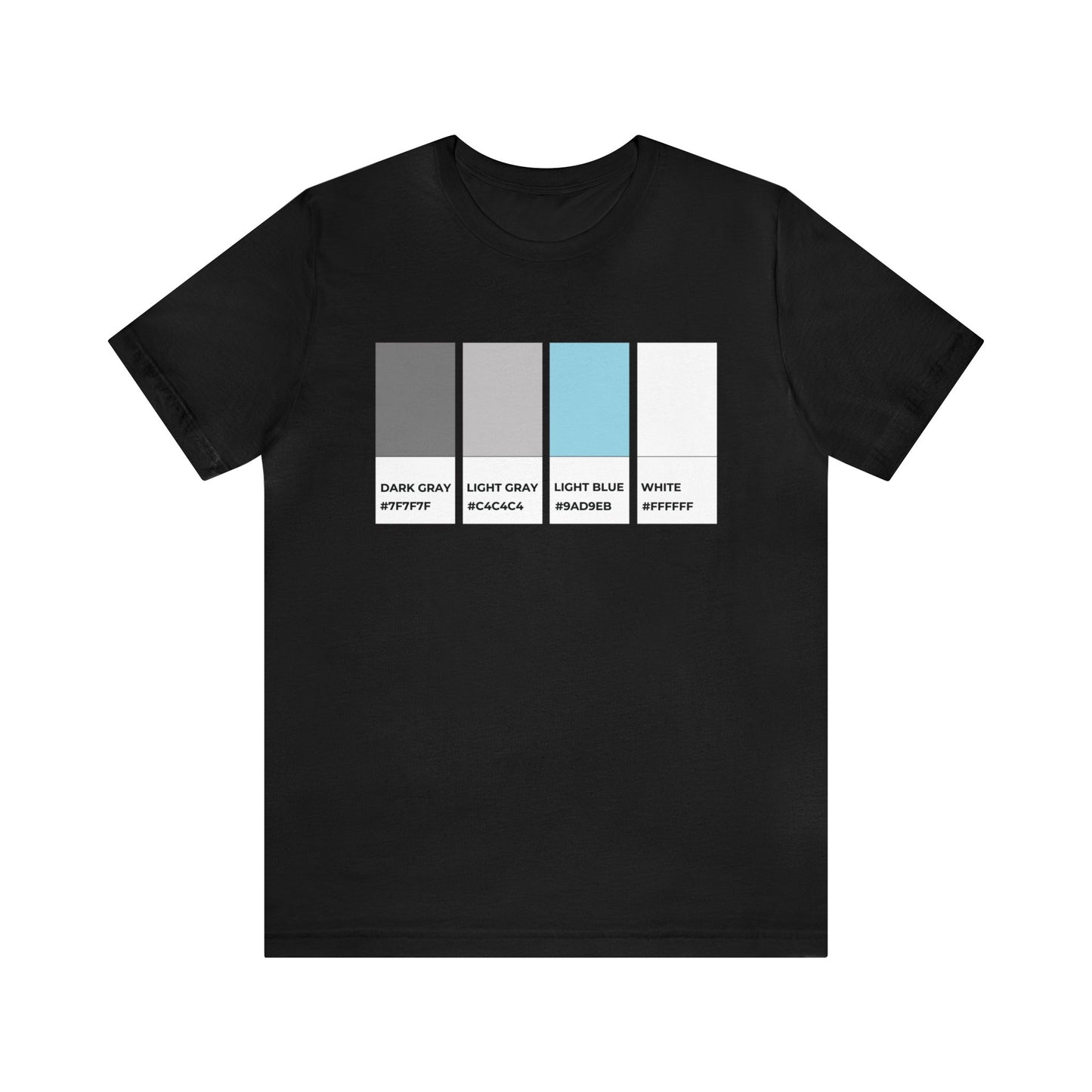 Funny Demiboy Pride Flag Pantone Colors Unisex Jersey Short Sleeve T-Shirt