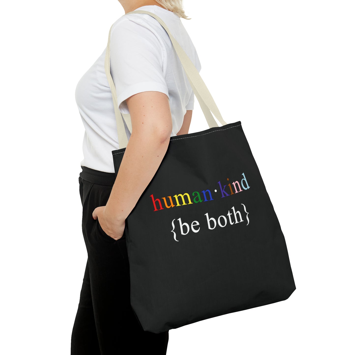 Human Kind Be Both Tote Bag - LGBTQIA Pride Accessory Gift