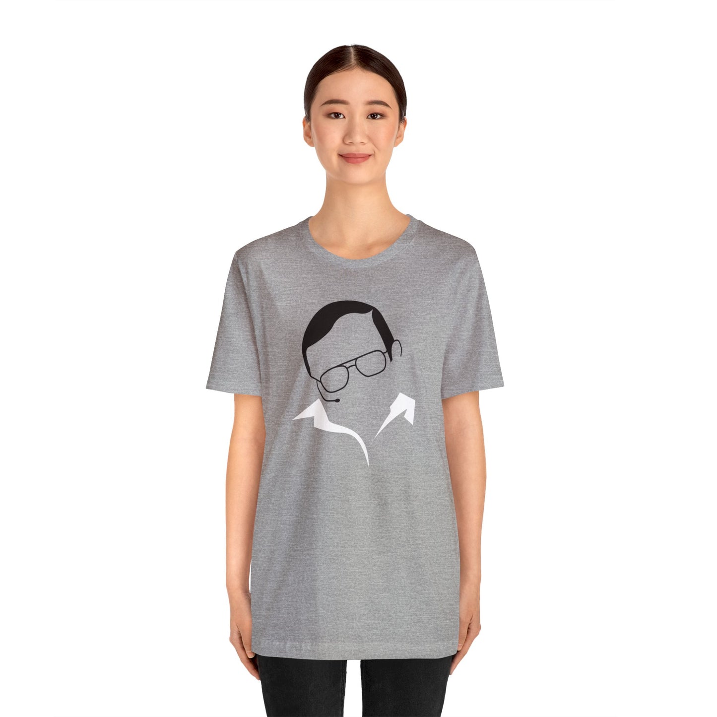 Theoretical Physicist Cosmologist Stephen Hawking Unisex Jersey Short Sleeve T-Shirt - Science Enthusiast