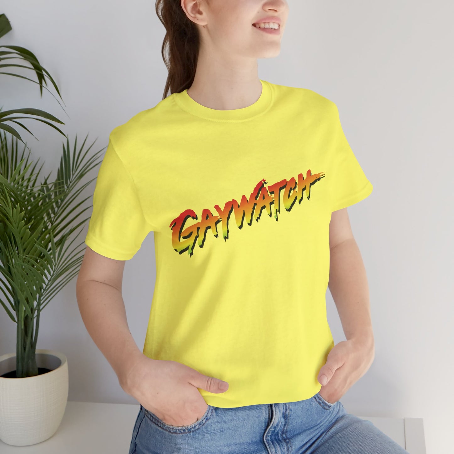 GayWatch Unisex T-Shirt - Funny LGBTQIA Gift - Pride Parade