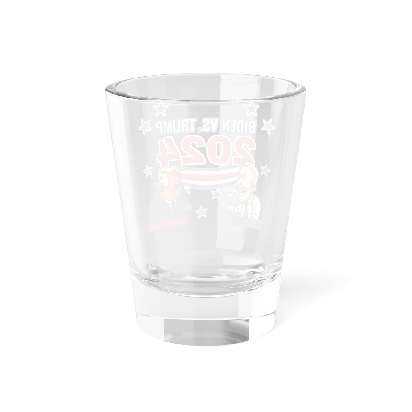 2024 Commemorative Biden Trump Debate Shot Glass, 1.5oz