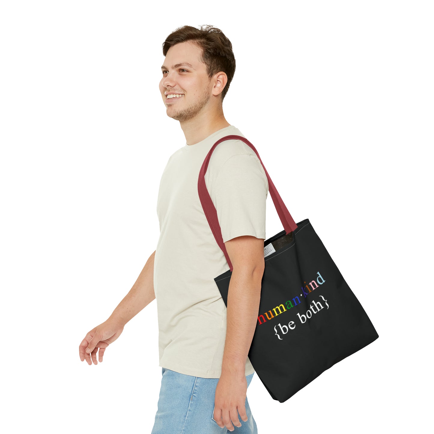 Human Kind Be Both Tote Bag - LGBTQIA Pride Accessory Gift