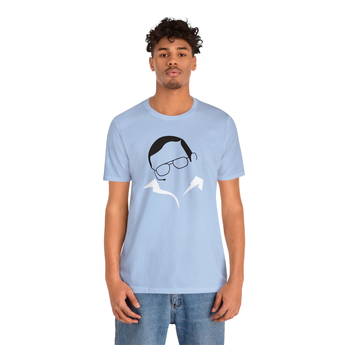 Theoretical Physicist Cosmologist Stephen Hawking Unisex Jersey Short Sleeve T-Shirt - Science Enthusiast