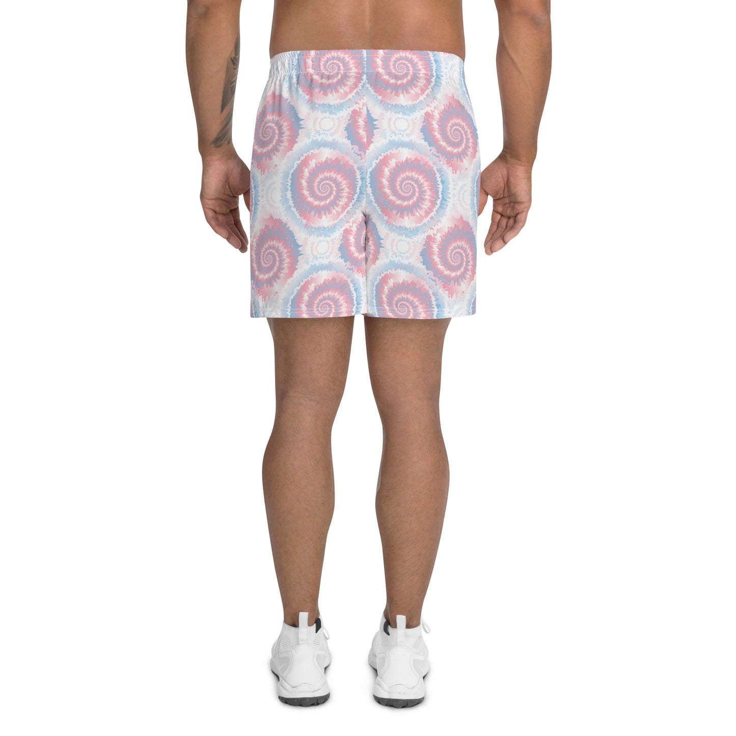 Transgender Pride Men’s Recycled Athletic Shorts - LGBTQIA Pink White Blue Athletic Short Pants - Parade Club Vacation Running Swimming